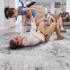 8X10 Grey/Multi/Abstract Non-Shedding Living Room Bedroom Dining Home Office Stylish and Stain Resistant Area Rug