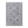 8X10 Blue/Silver/Oriental Non-Shedding Living Room Bedroom Dining Home Office Stylish and Stain Resistant Area Rug