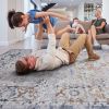8X10 Ivory/Grey /Traditional Non-Shedding Living Room Bedroom Dining Home Office Stylish and Stain Resistant Area Rug