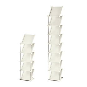 8 Tier Vertical Shoe Rack Narrow Free Standing Storage Organizer for Entryway Space-Saving Stackable Shoe Holder Corner Shoe Tower For Entryway Bedroo (Option: ShoeRack Beige8Tier)