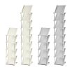 8 Tier Vertical Shoe Rack Narrow Free Standing Storage Organizer for Entryway Space-Saving Stackable Shoe Holder Corner Shoe Tower For Entryway Bedroo
