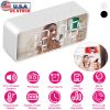 Mirror Digital Alarm Clock LED V5.0 Wireless Speaker Clock with FM Radio Temperature Display MMC Card Slot