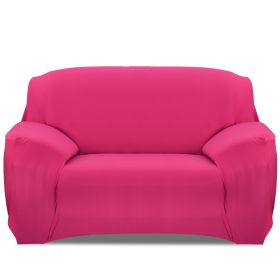 Sofa Cover Printed Stretch Sofa Furniture Cover Soft Sofa Slipcover Polyester Furniture Protector Cover (Option: SofaCover RoseRed2S)