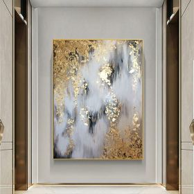 Handmade Oil Painting Abstract Rainy Cityscape Oil Painting Handmade Canvas Large Original Rain Water Droplet Landscape Painting Wall Art Home Decor (style: 01, size: 90X120cm)