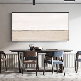 Hand painted Large Black And White Painting Black And White Wall Art Black and white Minimalist Painting Grey and white Abstract art Office Decoration (style: 02, size: 90X120cm)