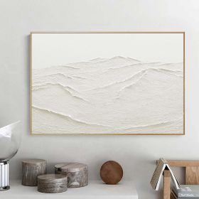 Oversized Seaswaves Textured Painting Original Clouds Abstract Oil Painting Extra Large Wall Art Hand painted Acrylic Minimalist Paintings (style: 01, size: 160x160cm)